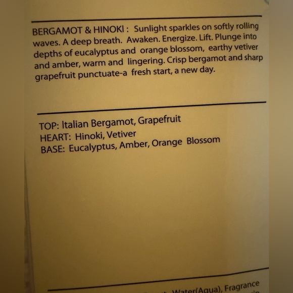 Salt & Stone 3.4 FL OZ Bergamot & Hinoki Body Mist New in Box Nordstrom $45 - Picture 7 of 7